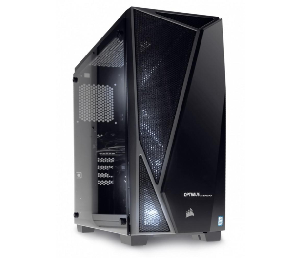 OPTIMUS E-sport MB250T-CR27 i5/8GB/1000GB HDD/180GB SSD/GeForce GTX 1050 Ti/W10 Home Czarny - 1385057 - zdjęcie 2